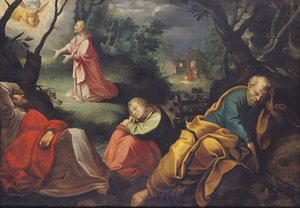 Christ dans le Jardin des Oliviers, 1625 - Jeremie Le Pilleur